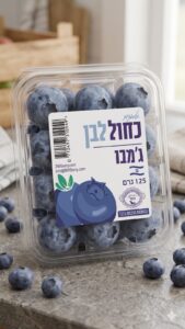 אוכמניות כחול לבן ג'מבו (עיסקי)